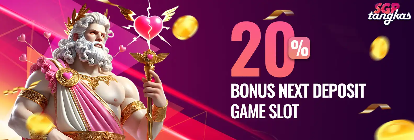 BONUS DEPOSIT 20% SLOT